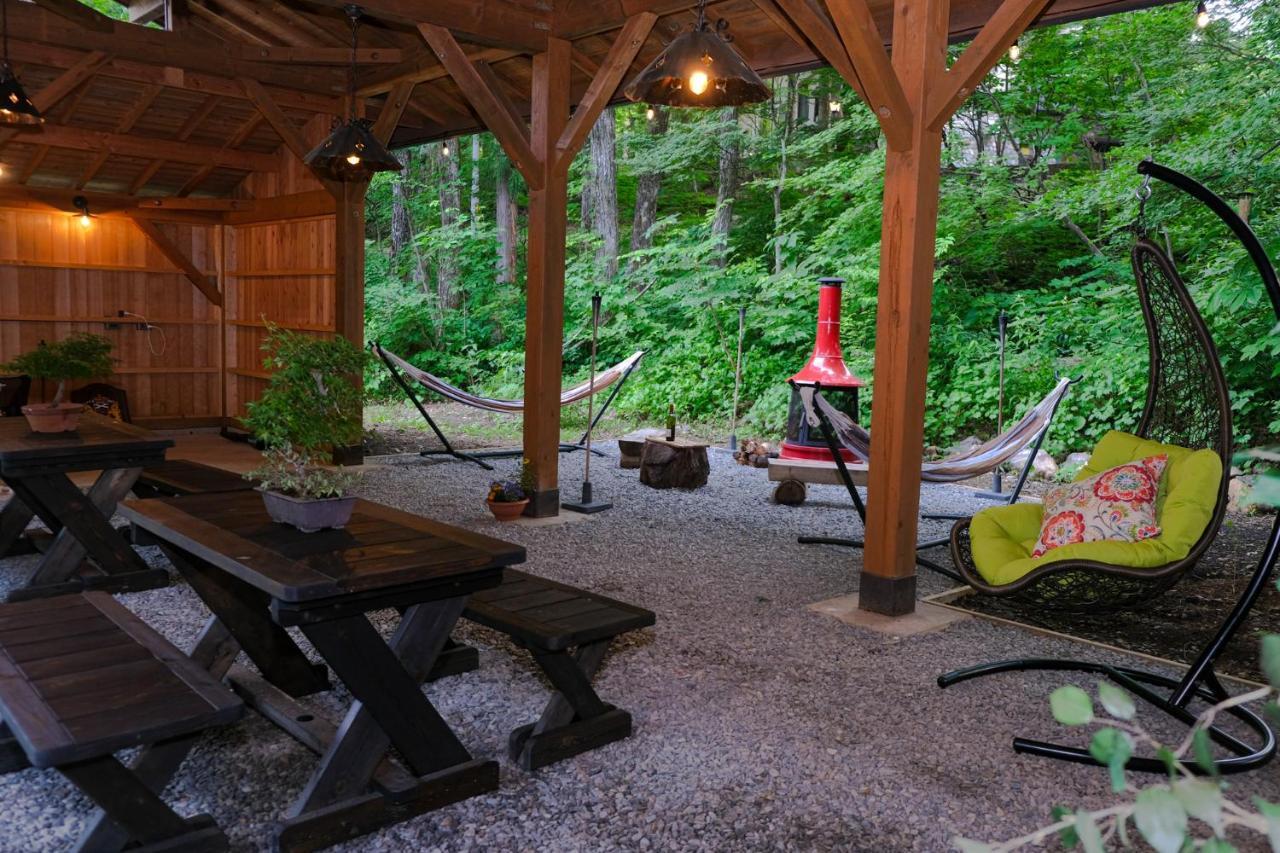 Kizuna Lodge&BBQ Centre Hakuba Exterior foto