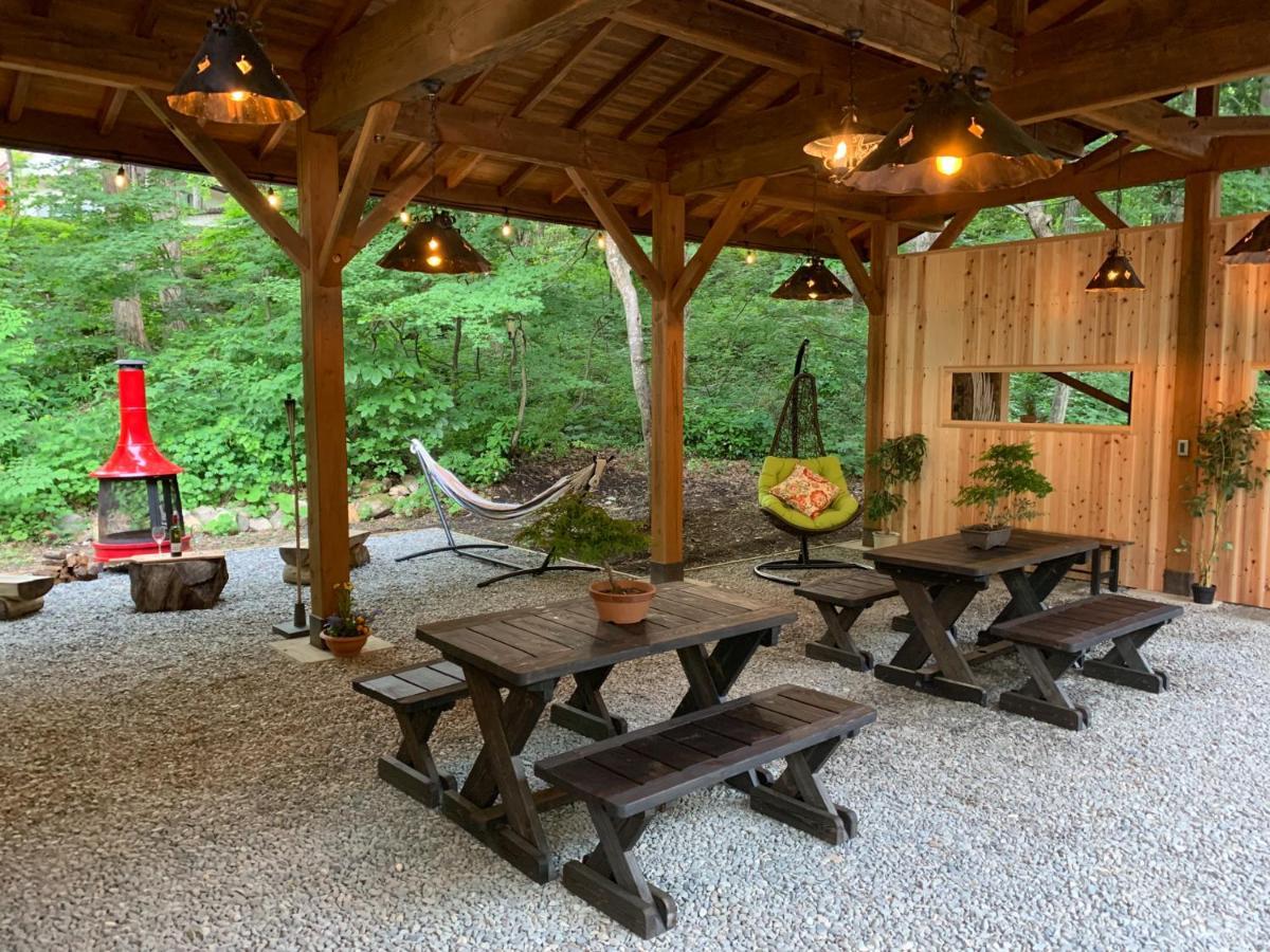 Kizuna Lodge&BBQ Centre Hakuba Exterior foto