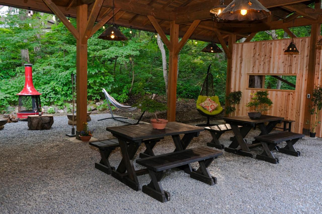 Kizuna Lodge&BBQ Centre Hakuba Exterior foto